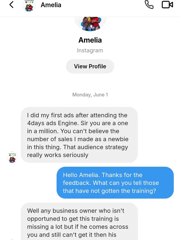 Application feedback after 4 Days Ads Engine
