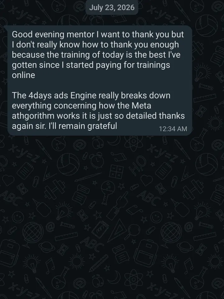 WhatsApp student feedback